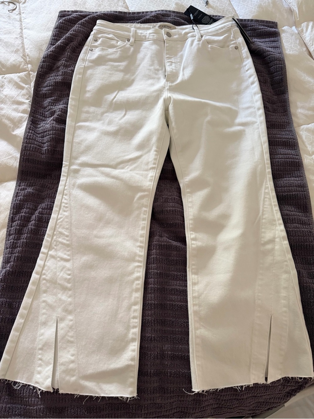 Liverpool Women's white Stretch with Front Slits